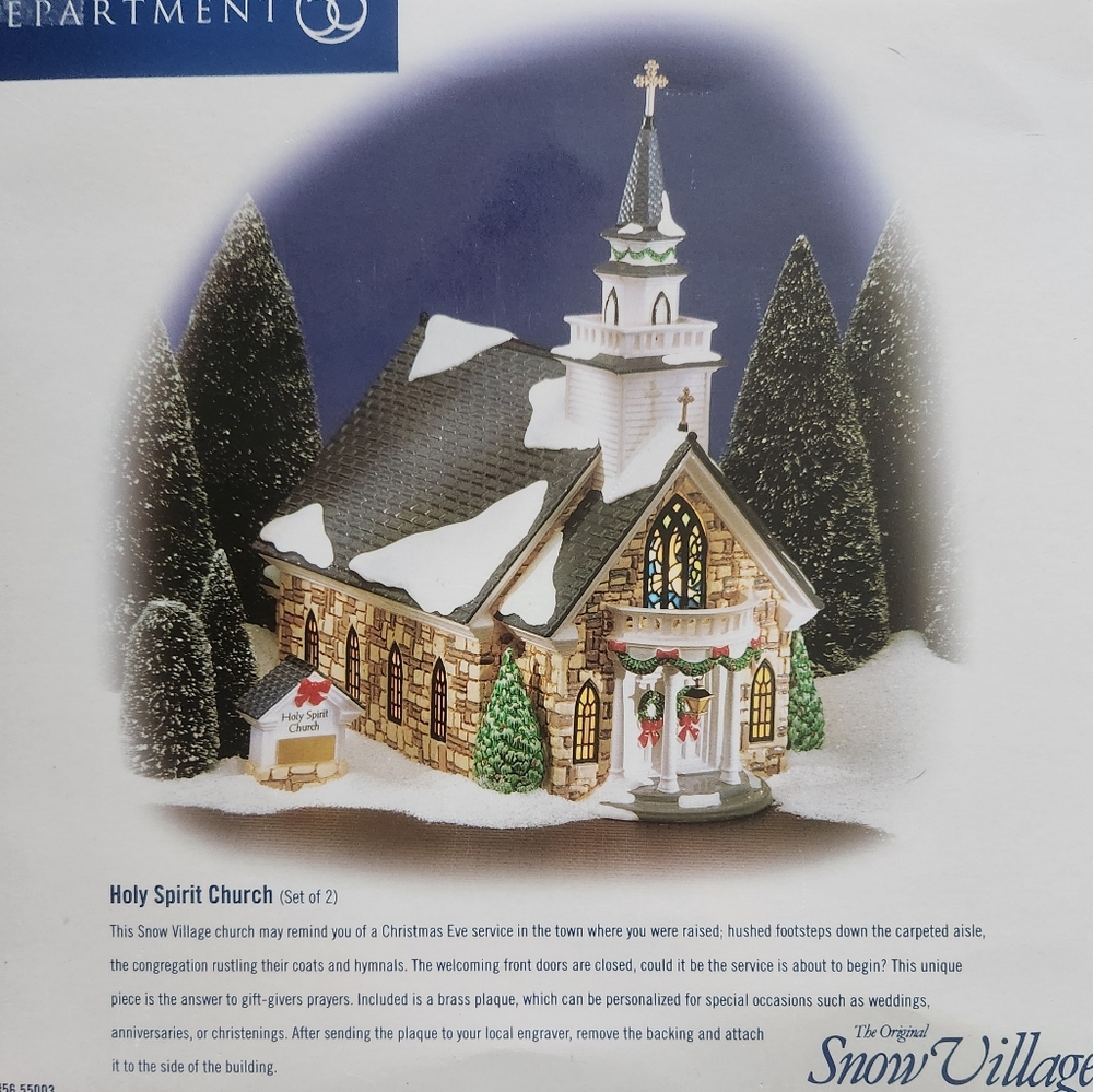 Department 56 Holy Spirit Church